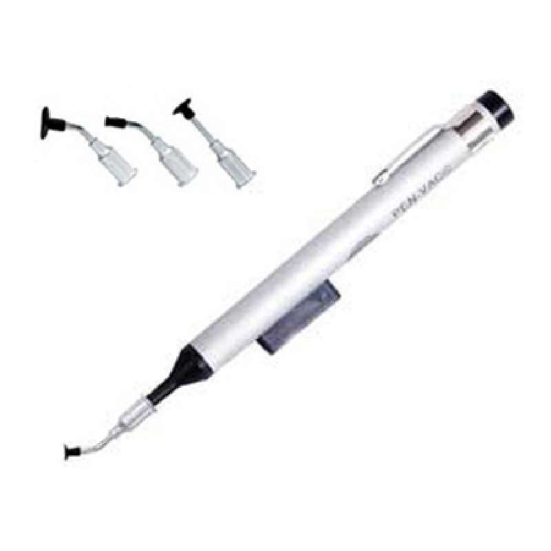 ESD-Safe PEN-VAC® Vacuum Pen Kit with 4 Probes and Dissipative Cups, 5-3/4" Long